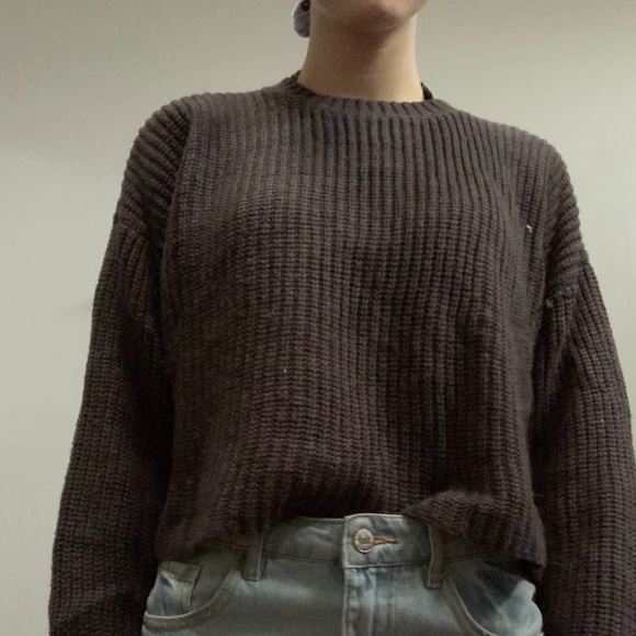 grey fall sweater - Picture 2 of 2